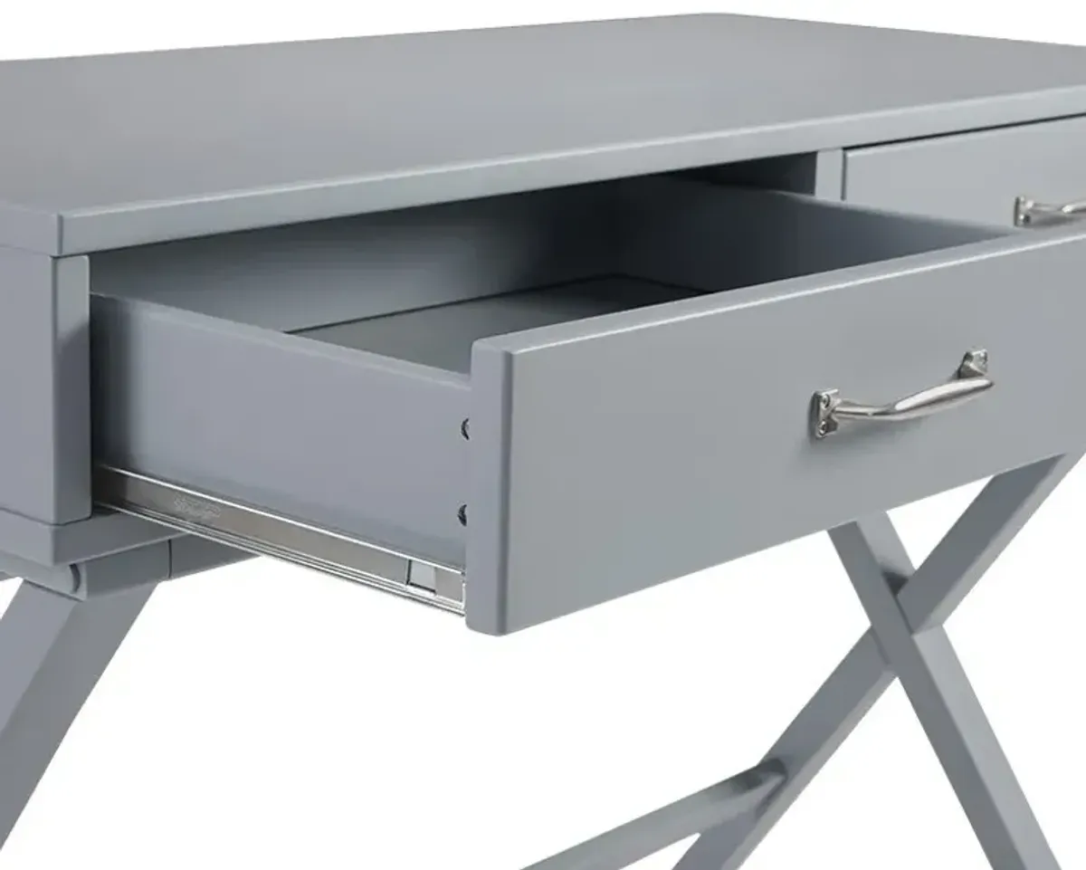 Linon Penney Desk Grey