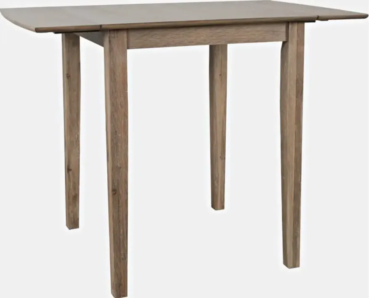 EASTERN TIDES DROP LEAF COUNTER TABLE BISQUE