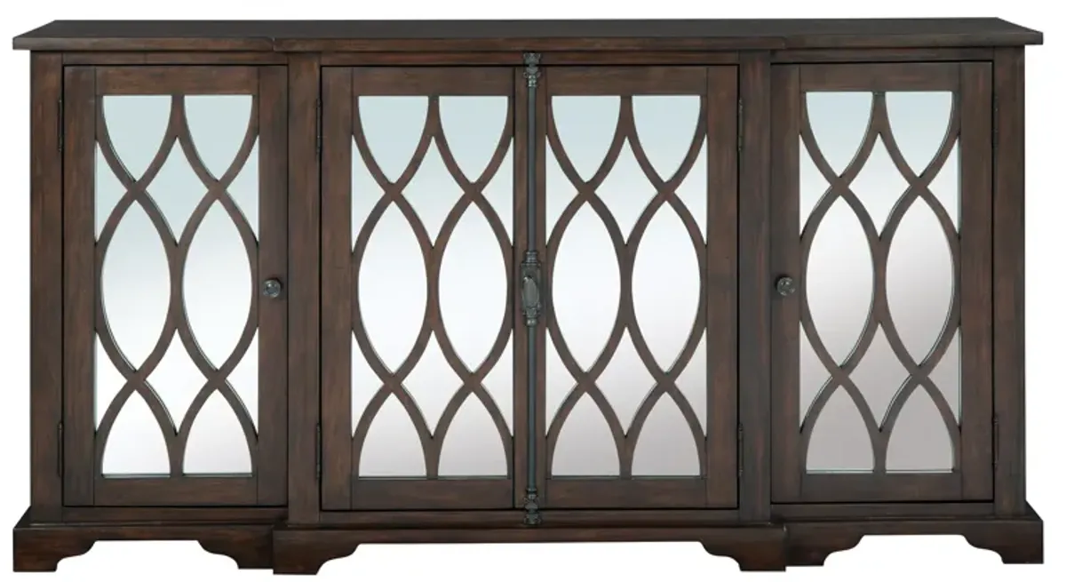 Hekman Espresso Walnut Entertainment Center Special Reserve
