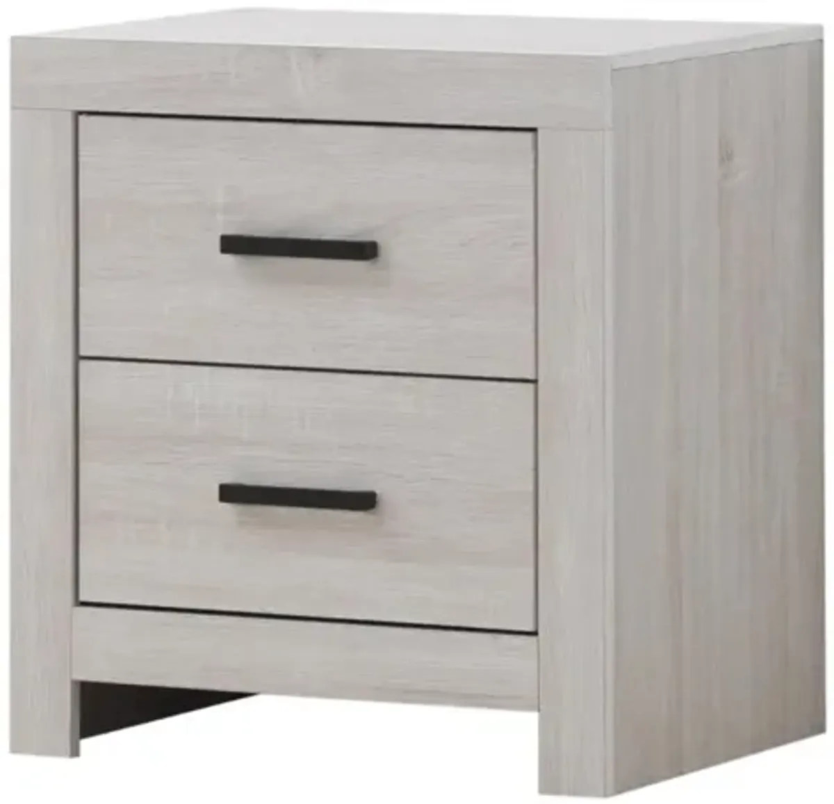 Coaster Brantford 2-Drawer Nightstand Coastal White