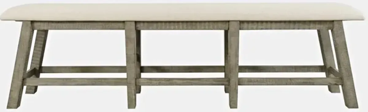 Jofran Telluride Counter Bench Driftwood