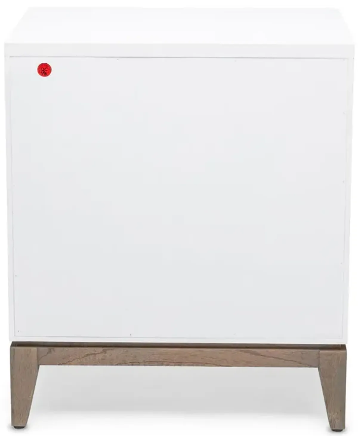 Seawinds Kauai 1-Drawer Nightstand White Crackle Finish