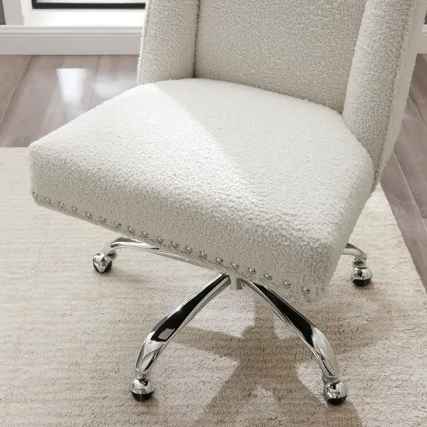 DRAPER UPHOLSTERED SWIVEL OFFICE CHAIR - SHERPA