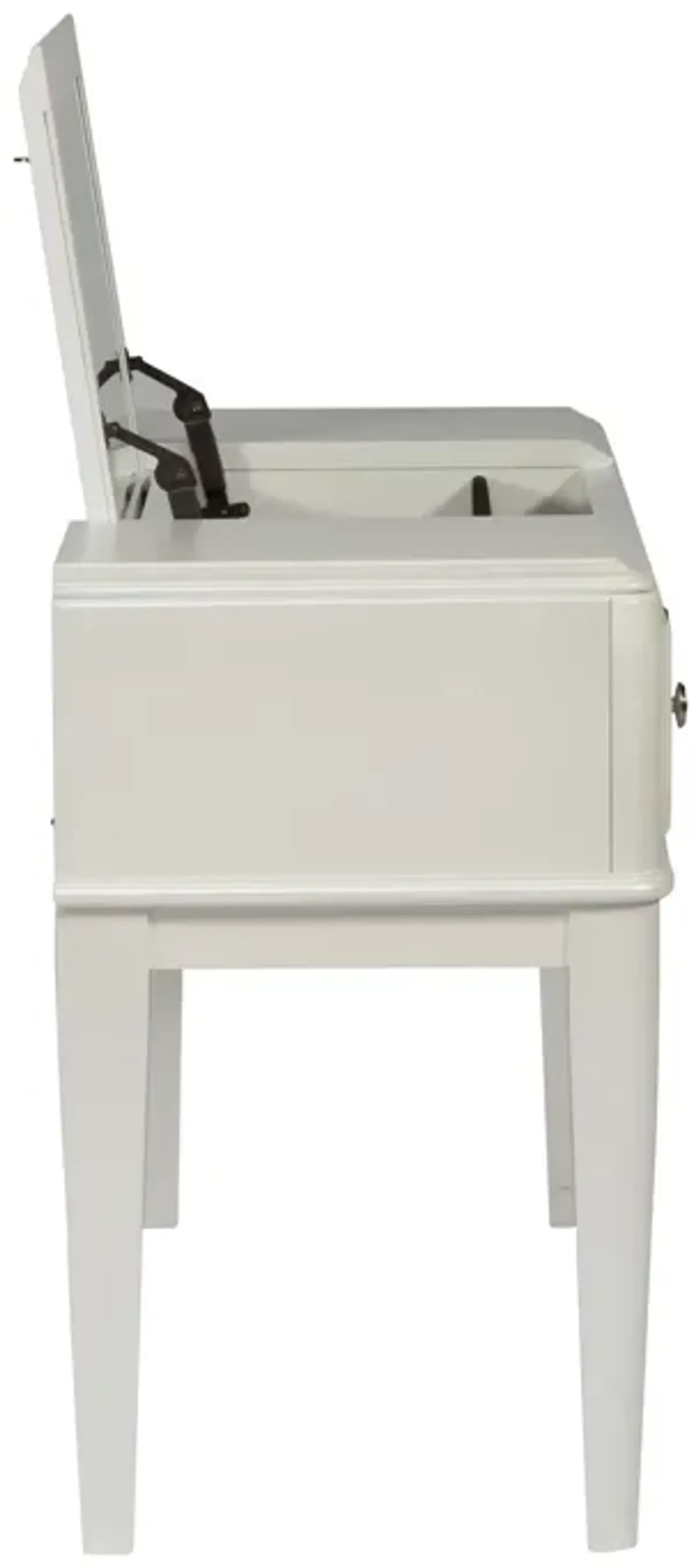 Liberty Furniture Stardust 2-Piece Iridescent White Vanity Set