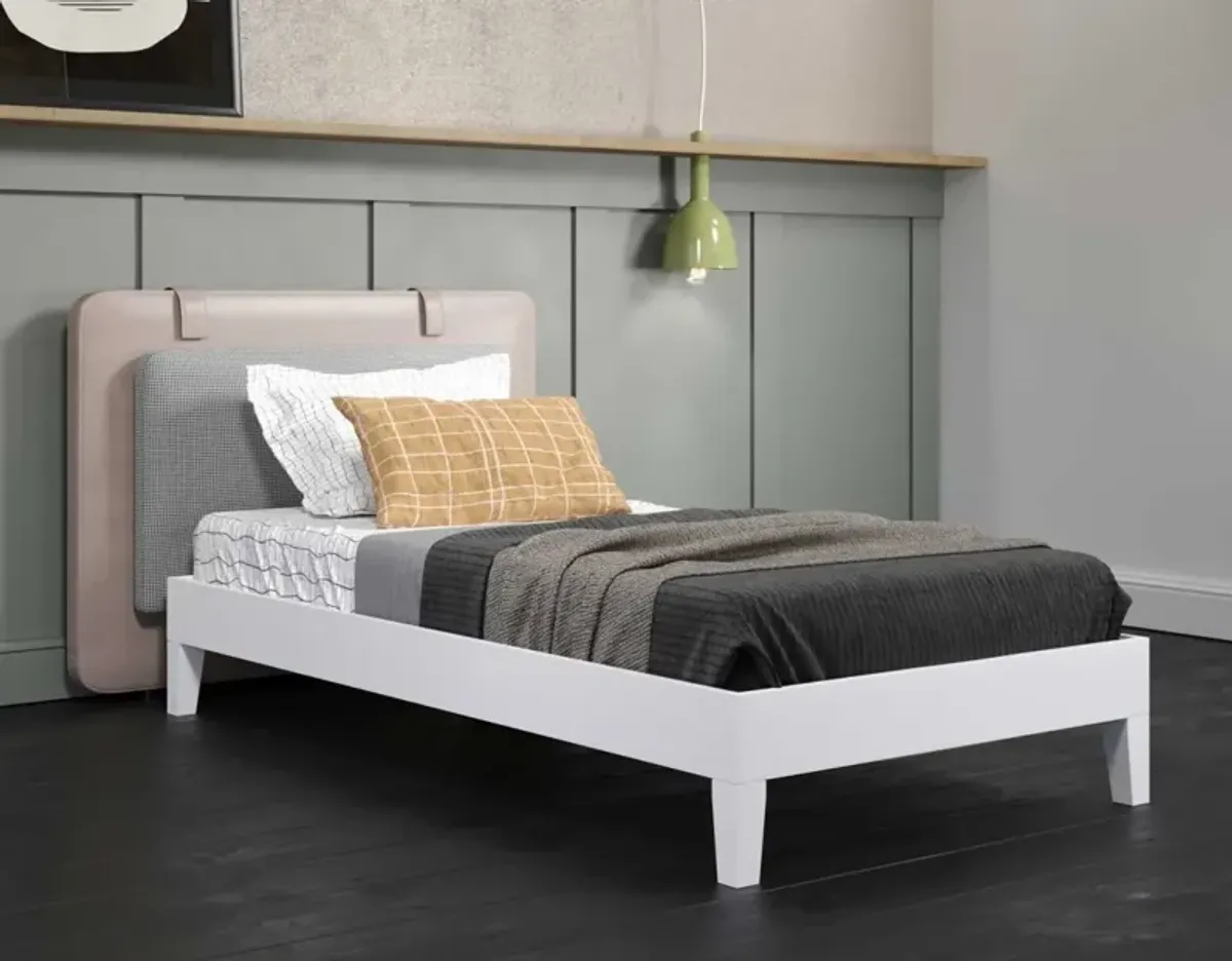 Steve Silver Nix Twin Platform Bed White