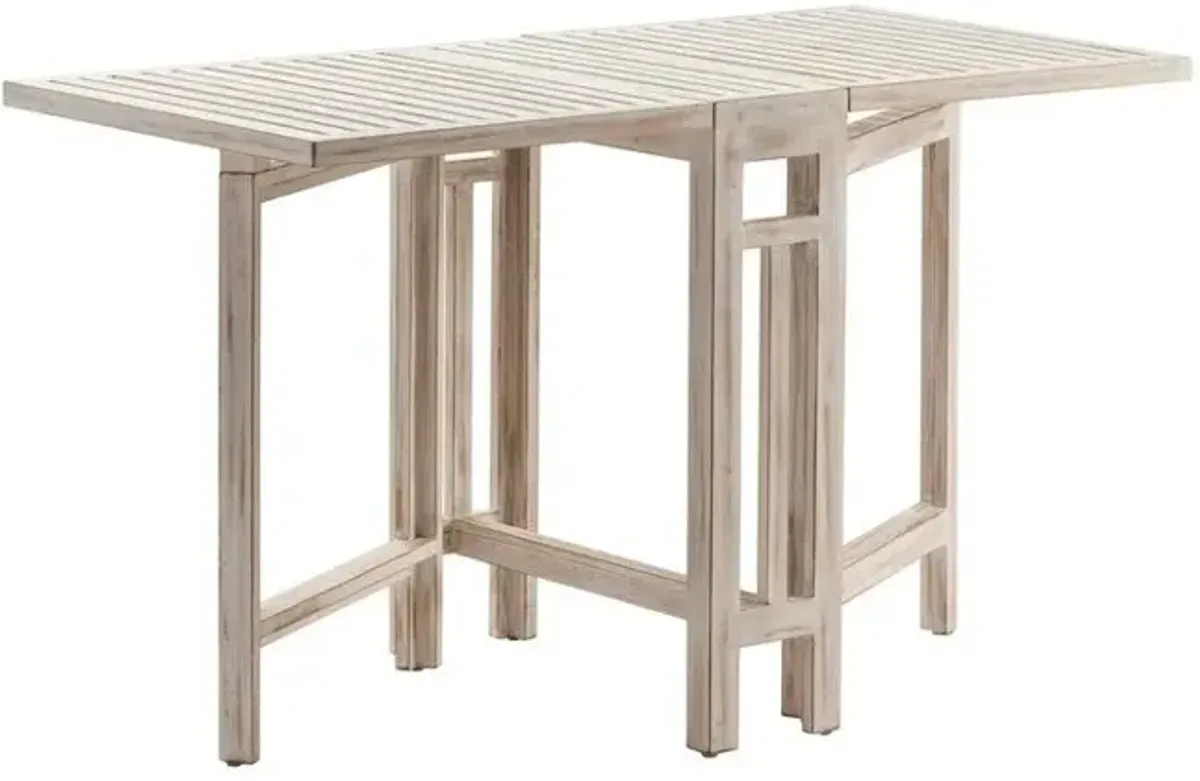 Crestview Savannah White Wash Dining Table