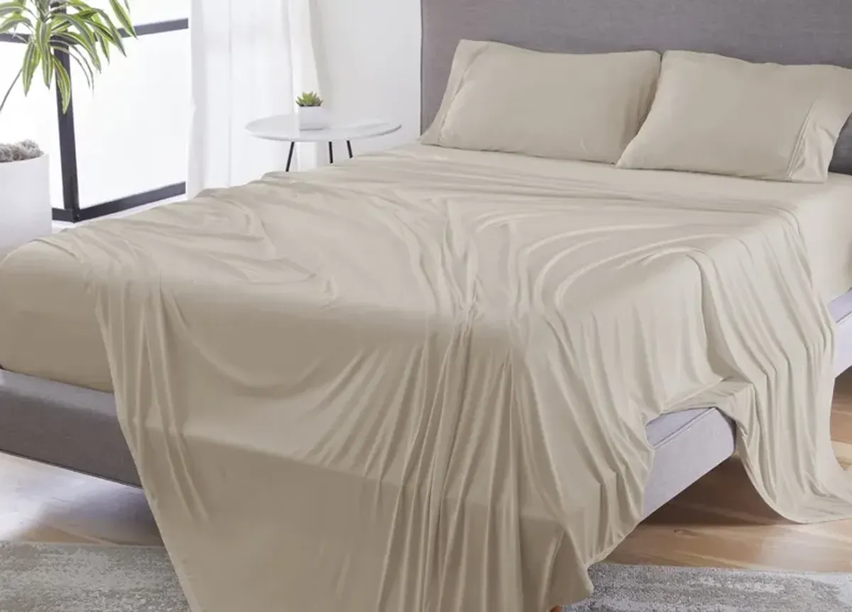 Bedgear King/California King Medium Beige Dri-Tec Sheet Set