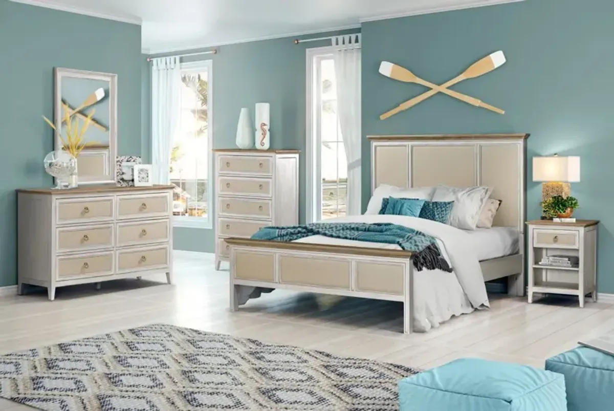 Seawinds Captiva Island Beach Sand Finish King Headboard