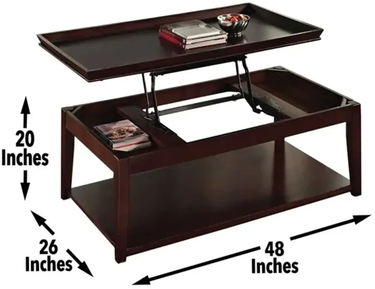 Steve Silver Clemson Lift-Top Cocktail Table