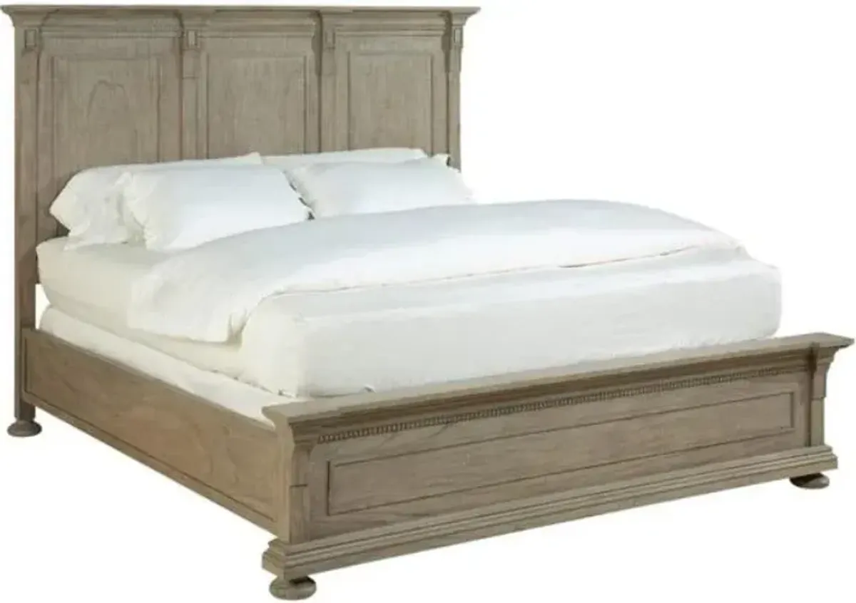 Hekman Wellington Estates Driftwood King Panel Bed