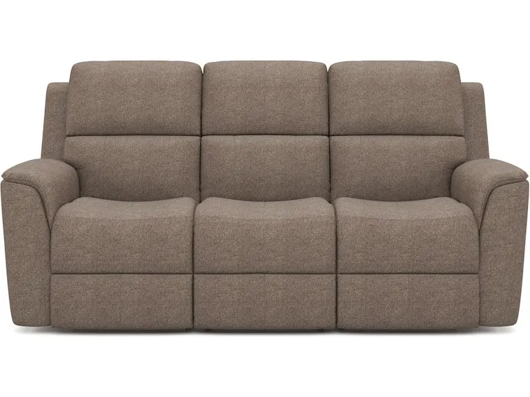 HENRY FABRIC TRIPLE PWR RECL SOFA ZERO GRAVITY IN FOG 425-01