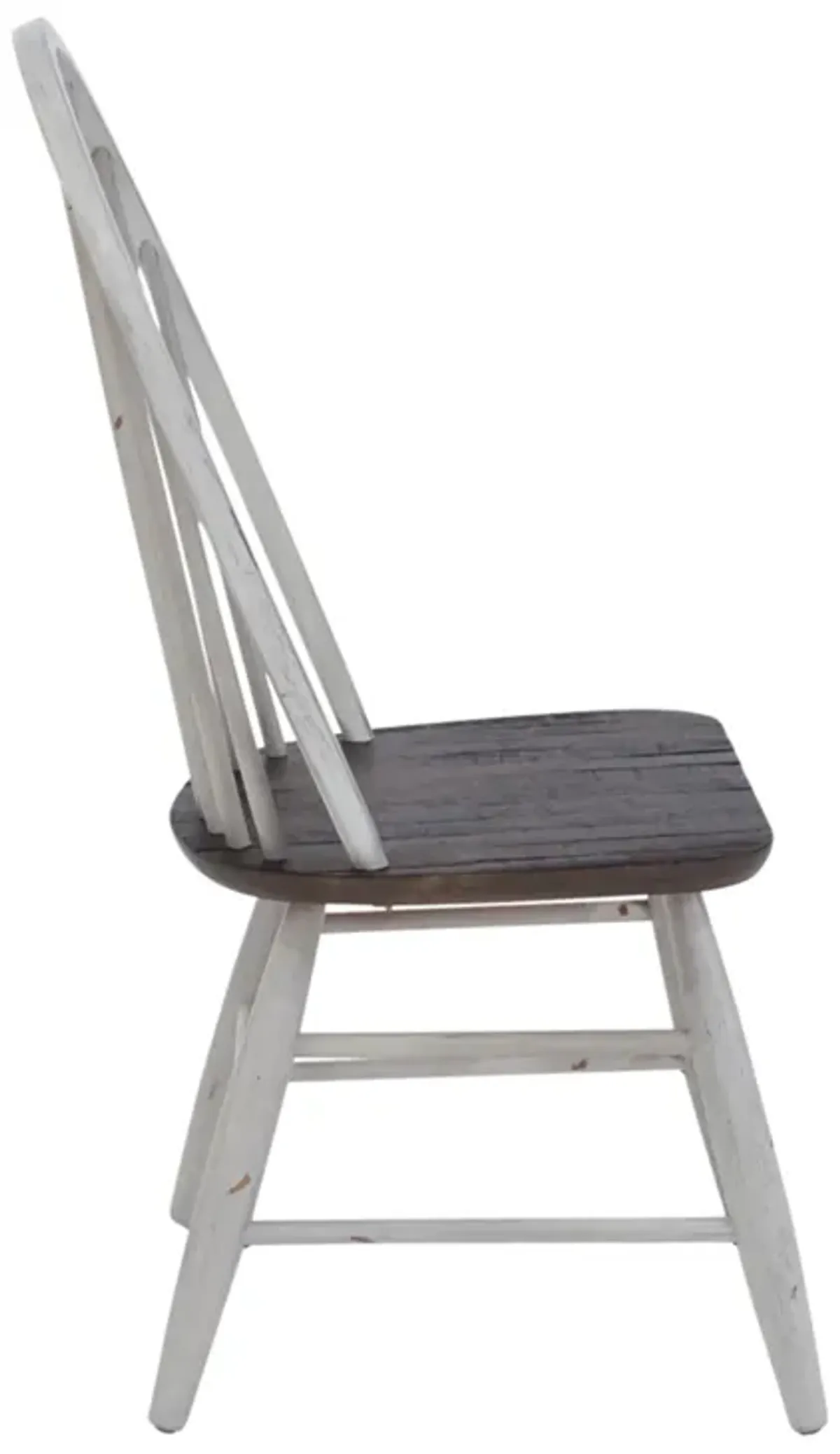 Liberty Furniture Farmhouse Two-Tone White Side Chair