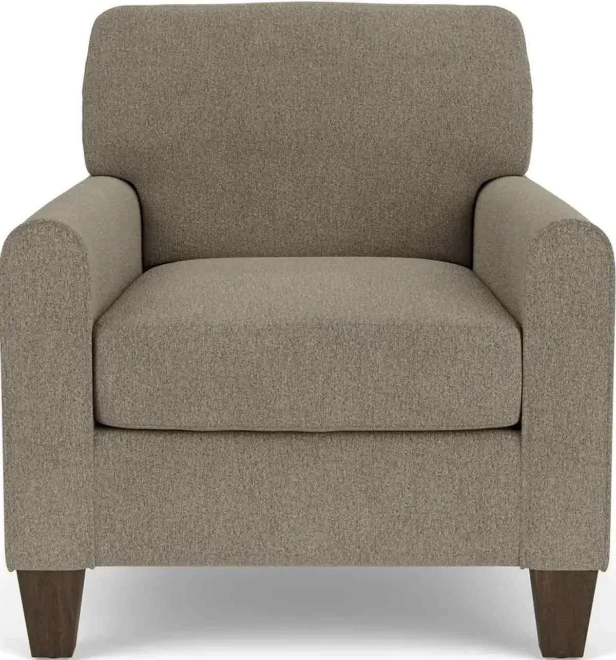 Flexsteel South Haven Gray Dove Chair with Square Legs