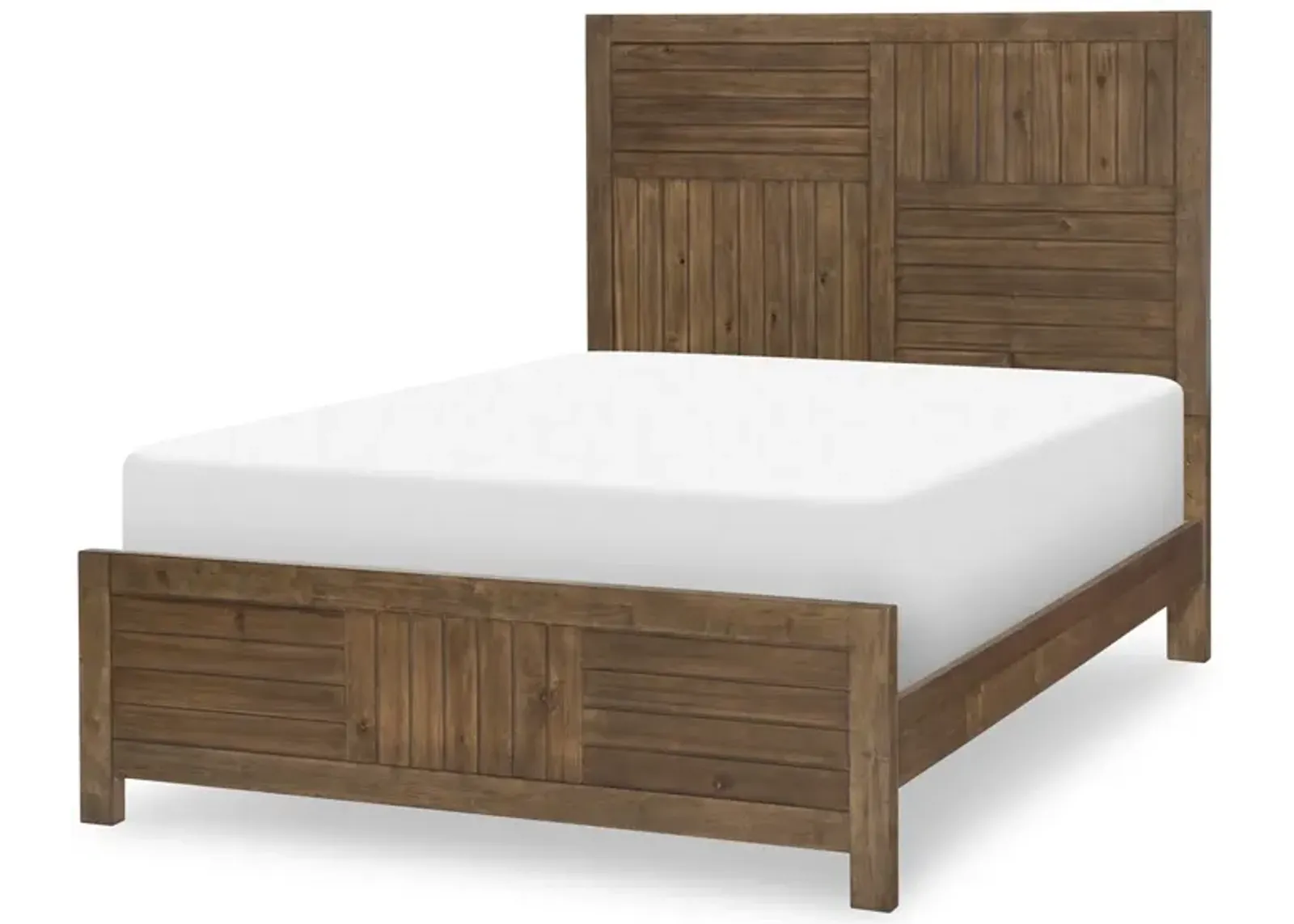 Legacy Classic Kids/Teens Summer Camp Panel Brown Finish Full Headboard