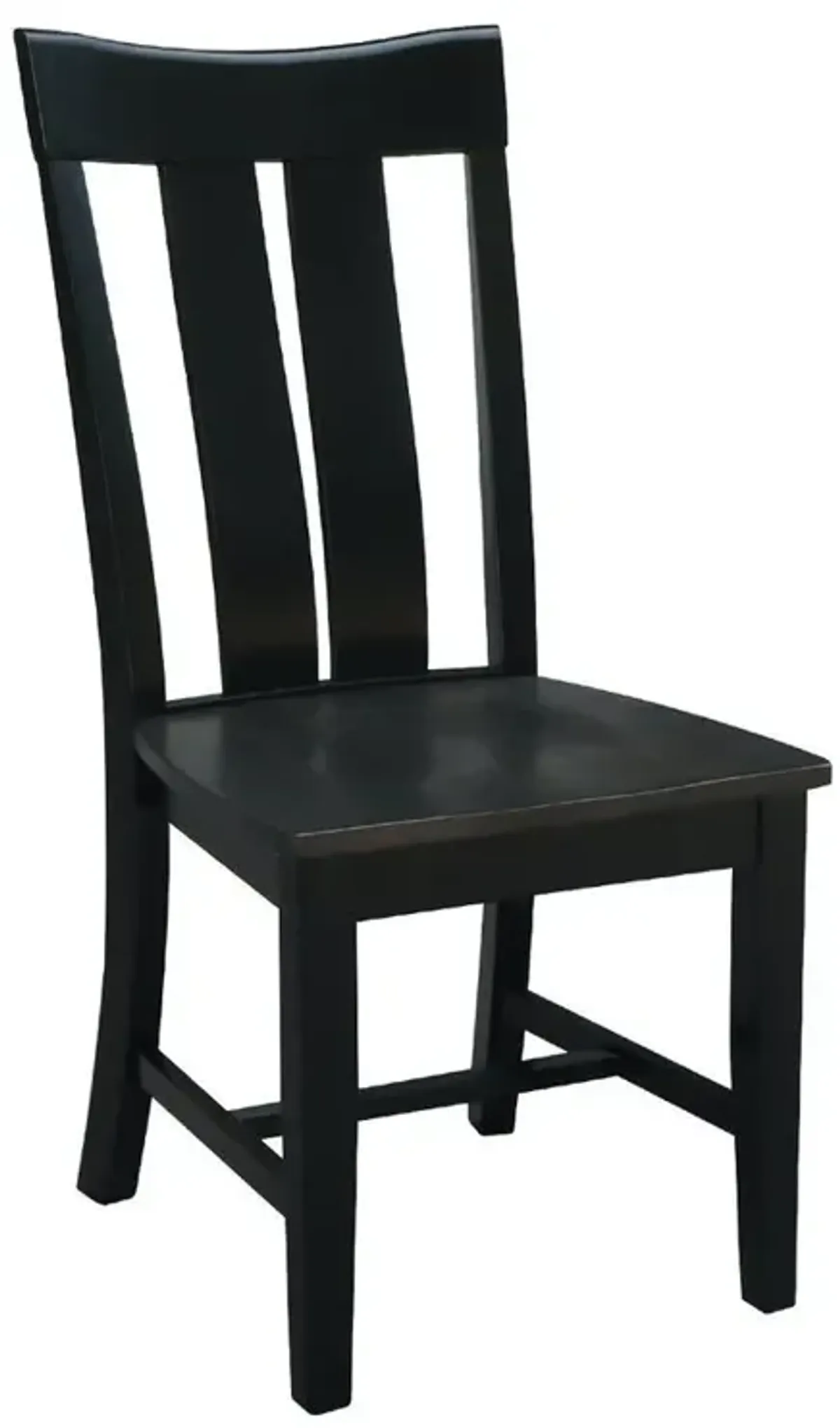 John Thomas Cosmopolitan Ava Wood Dining Chair in Coal & Black