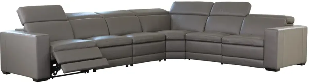 Ashley Texline 7-Piece Power Reclining Sectional Gray