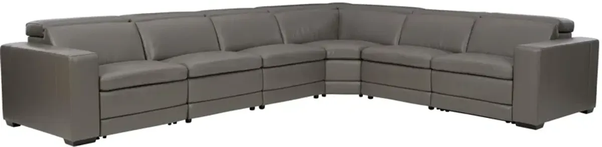 Ashley Texline 7-Piece Power Reclining Sectional Gray