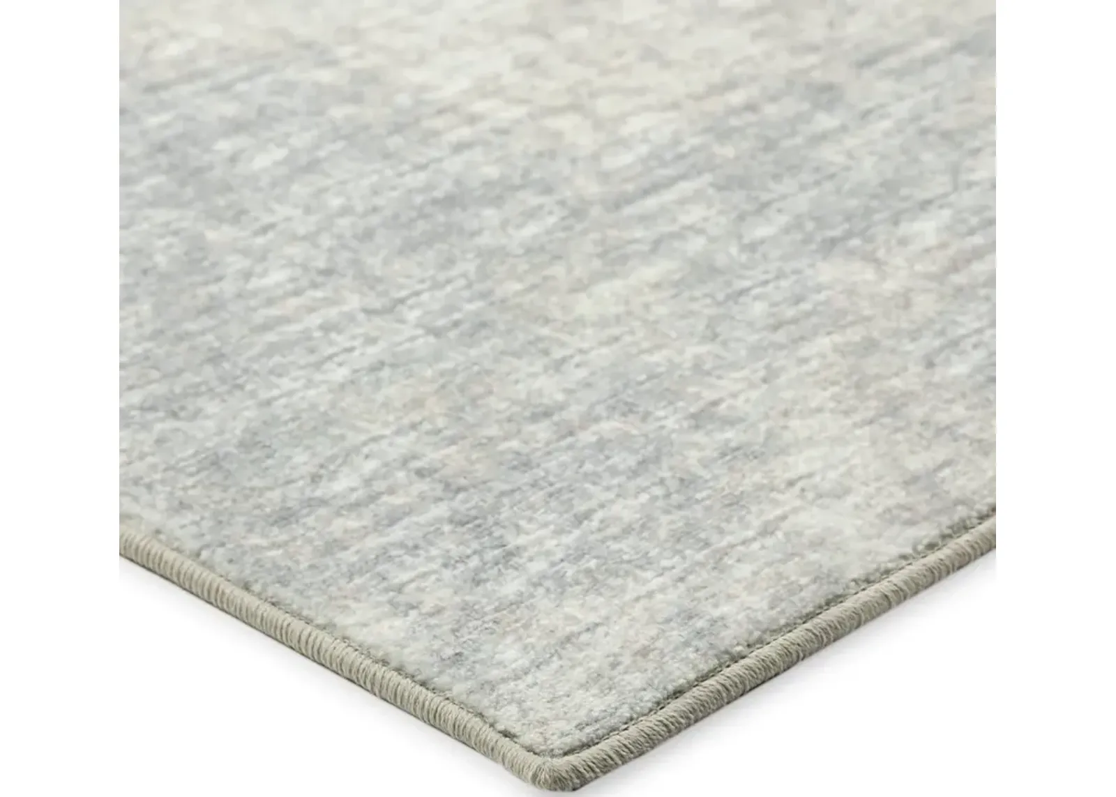 Dalyn Minimalist Frost Gradient 5'X8' Area Rug in Gray & White