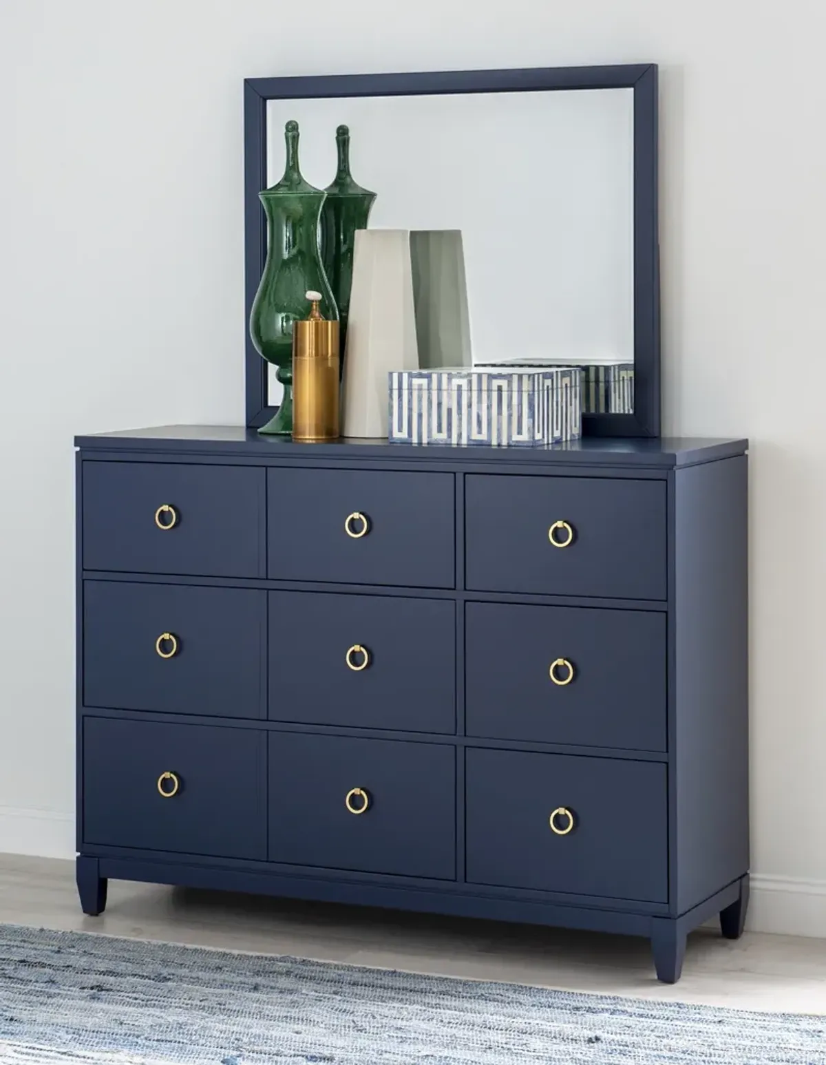 Legacy Classic Mirror Blue Finish Summerland Inkwell