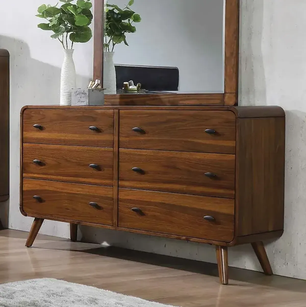 Coaster Robyn 6-Drawer Dresser Dark Walnut