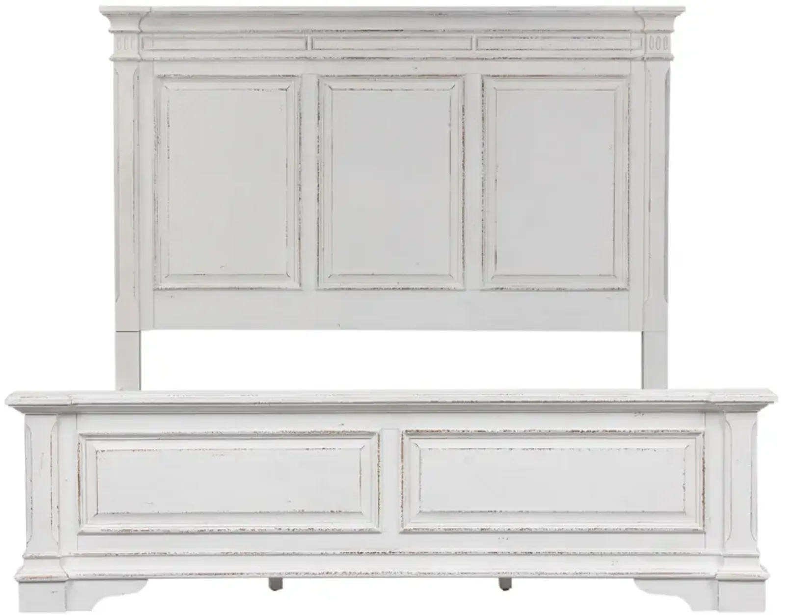 Liberty Furniture Complete California King Set Panel Bed, Dresser, Mirror, Chest & Nightstand Abbey Park