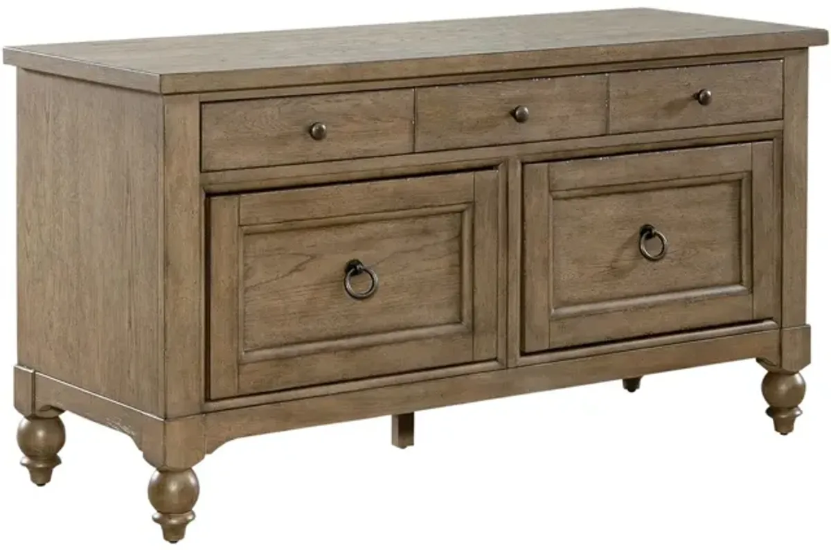 Liberty Furniture Americana Farmhouse Light Brown Credenza