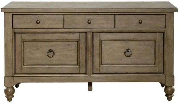 Liberty Furniture Americana Farmhouse Light Brown Credenza