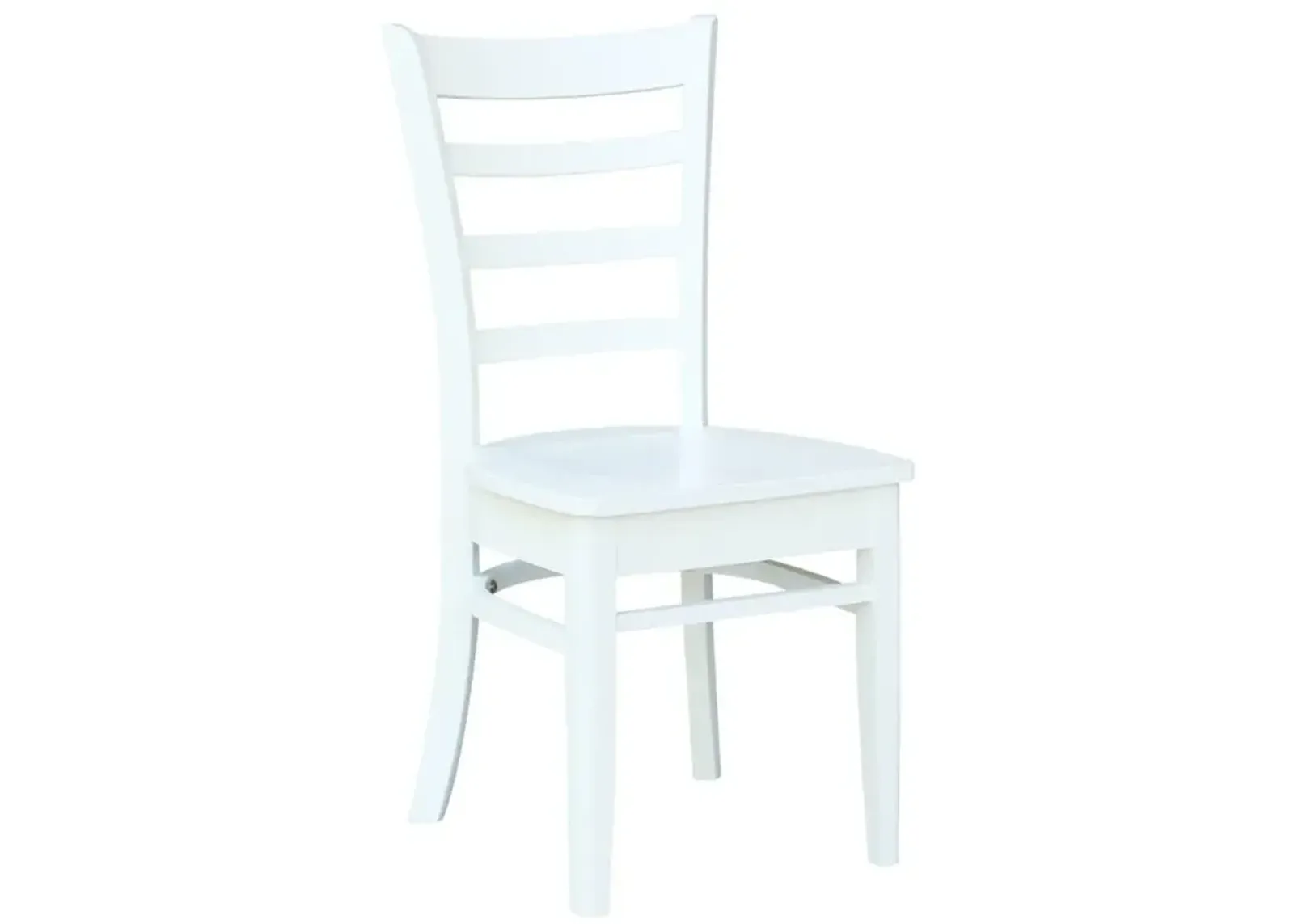 John Thomas Hampton Emily Wood Dining Chair in Pure White