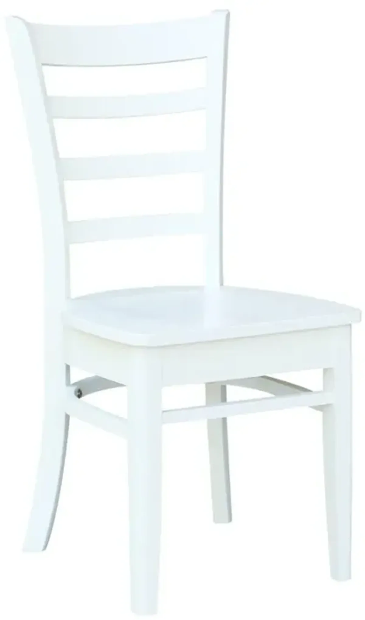 John Thomas Hampton Emily Wood Dining Chair in Pure White