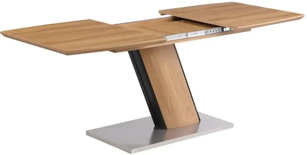 Chintaly Lillian Modern Wooden Extendable Dining Table