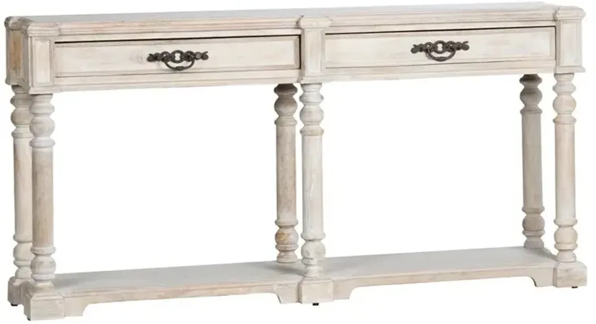 Crestview Abbott Brown Console Table