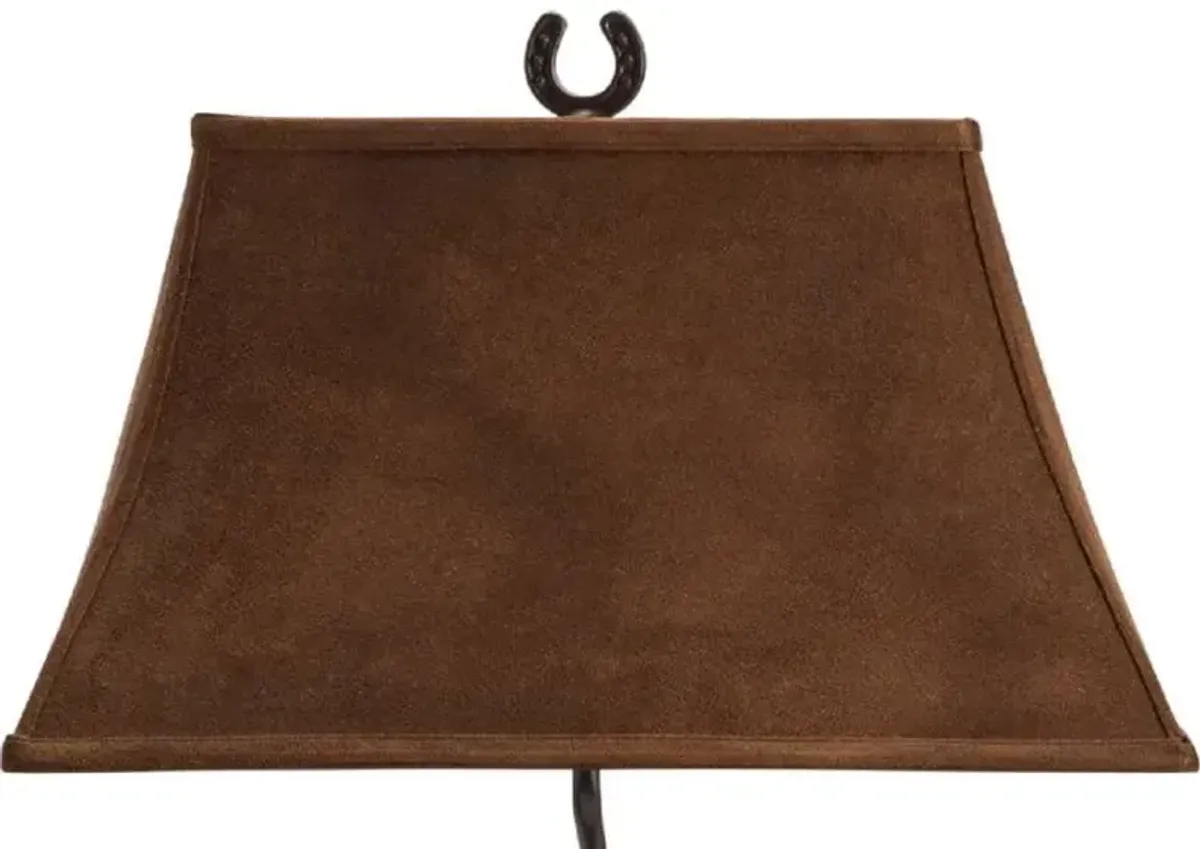 Crestview Horse Creek Resin Bronze Table Lamp