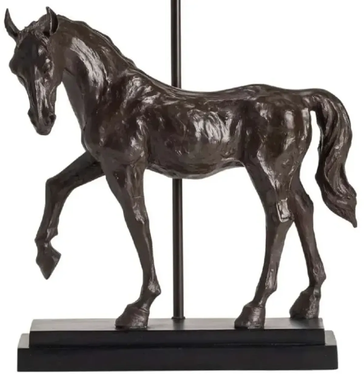 Crestview Horse Creek Resin Bronze Table Lamp