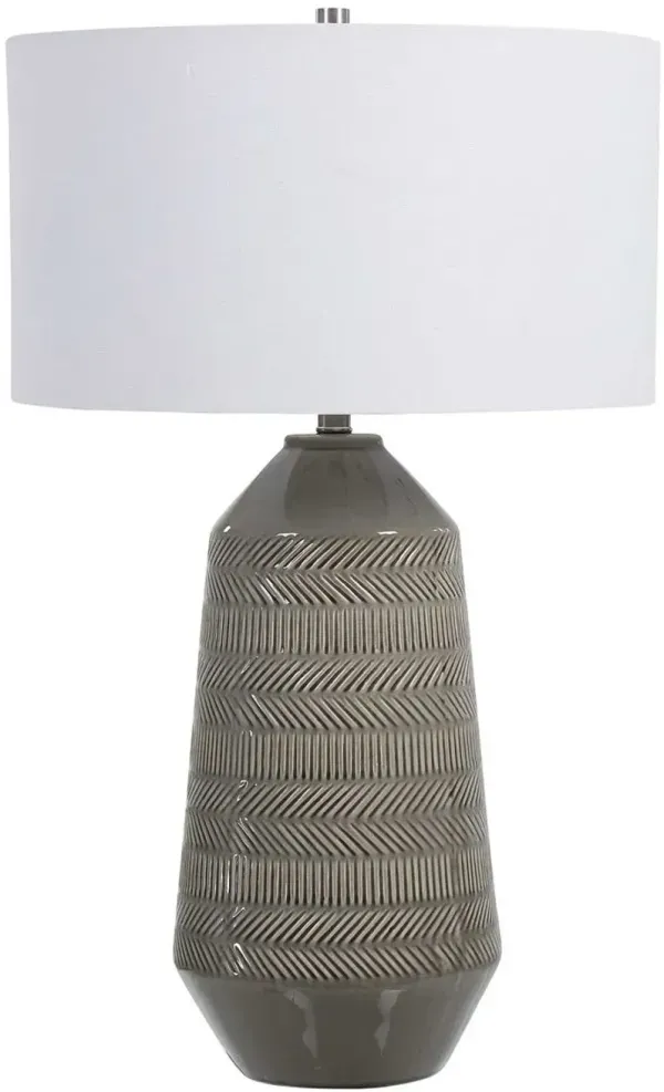 REWIND SOFT GRAY TABLE LAMP