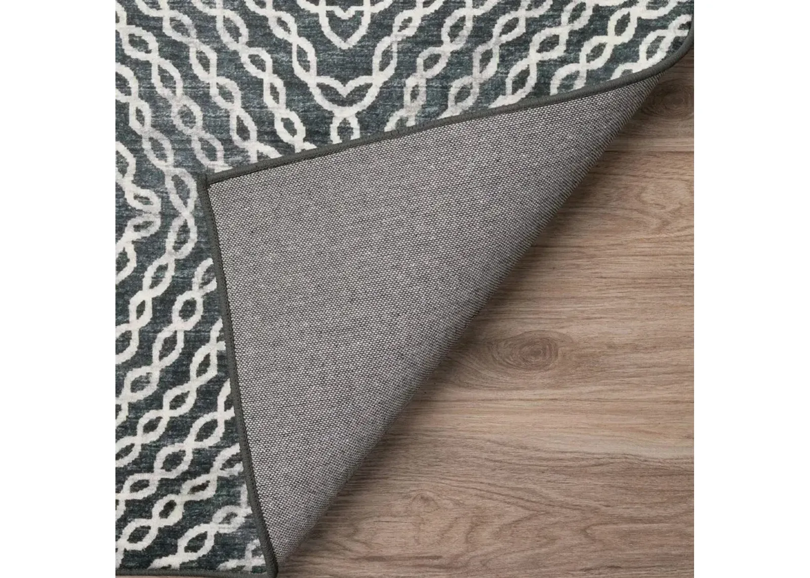 Dalyn Geometric Illusion Brisbane 5'X8' Area Rug in Gradient Grays