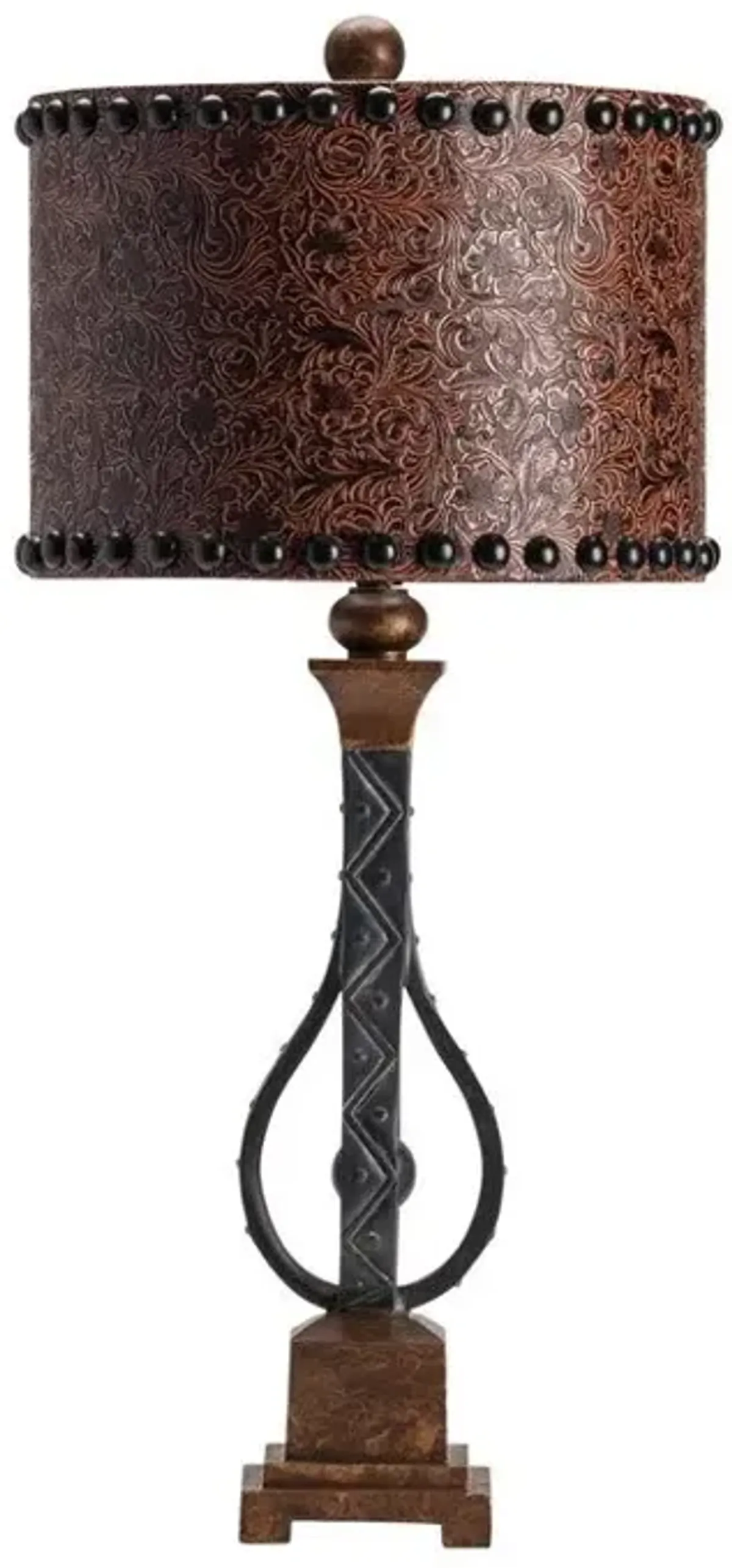 Crestview Rambler Antique Iron Table Lamp