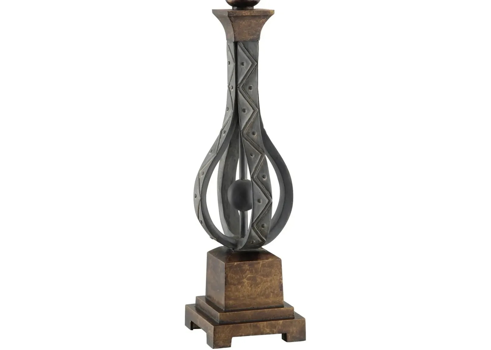 Crestview Rambler Antique Iron Table Lamp