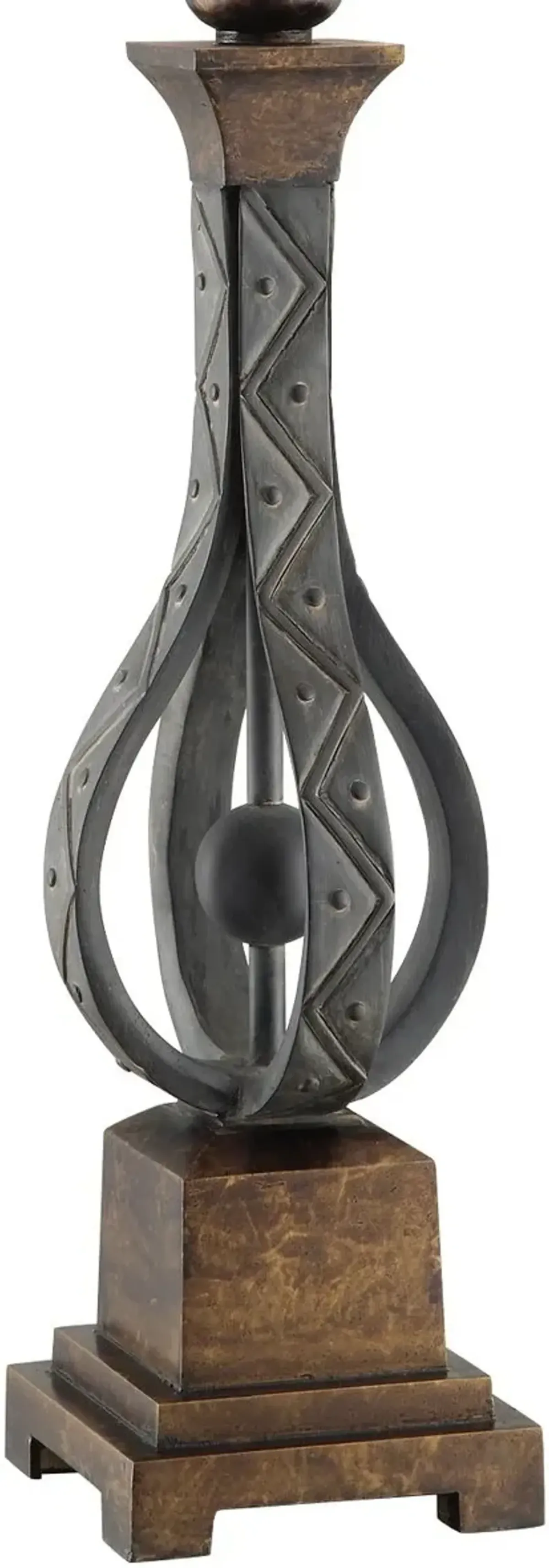 Crestview Rambler Antique Iron Table Lamp