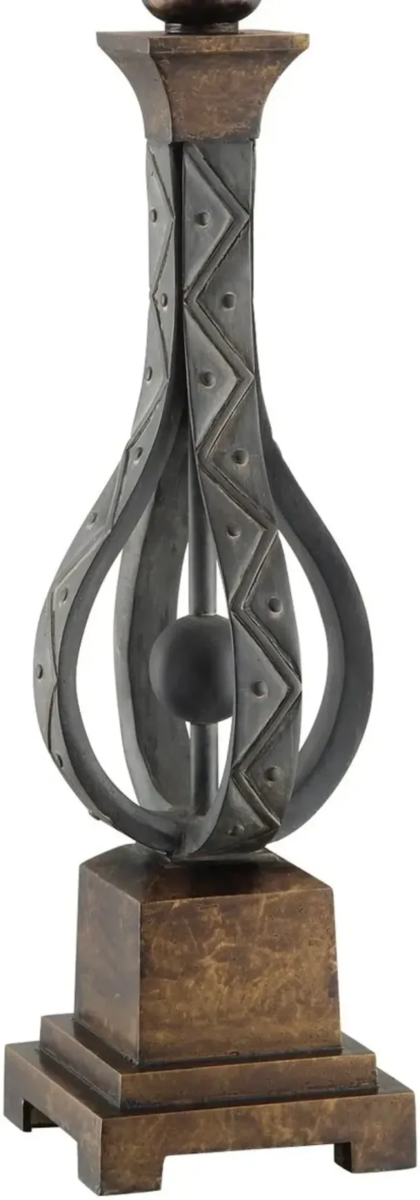 Crestview Rambler Antique Iron Table Lamp