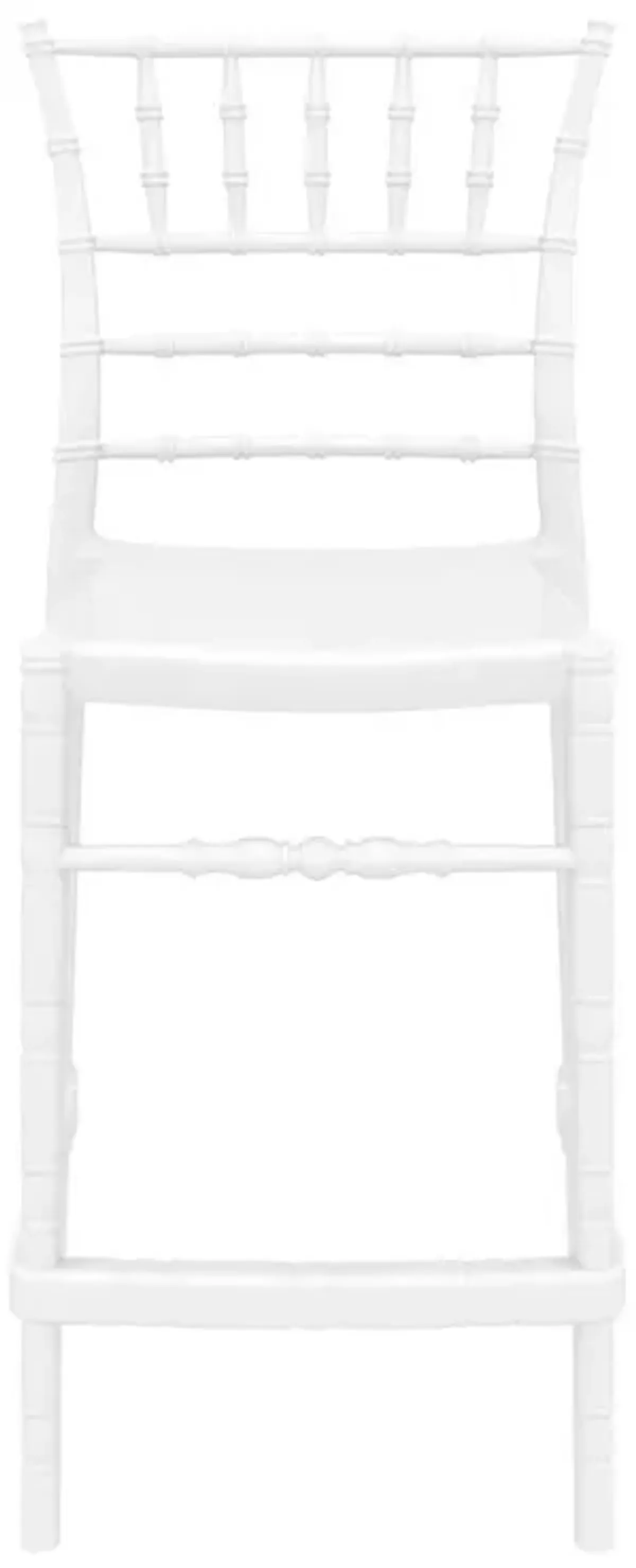 Compamia Chiavari Polycarbonate Counter Stool Glossy White