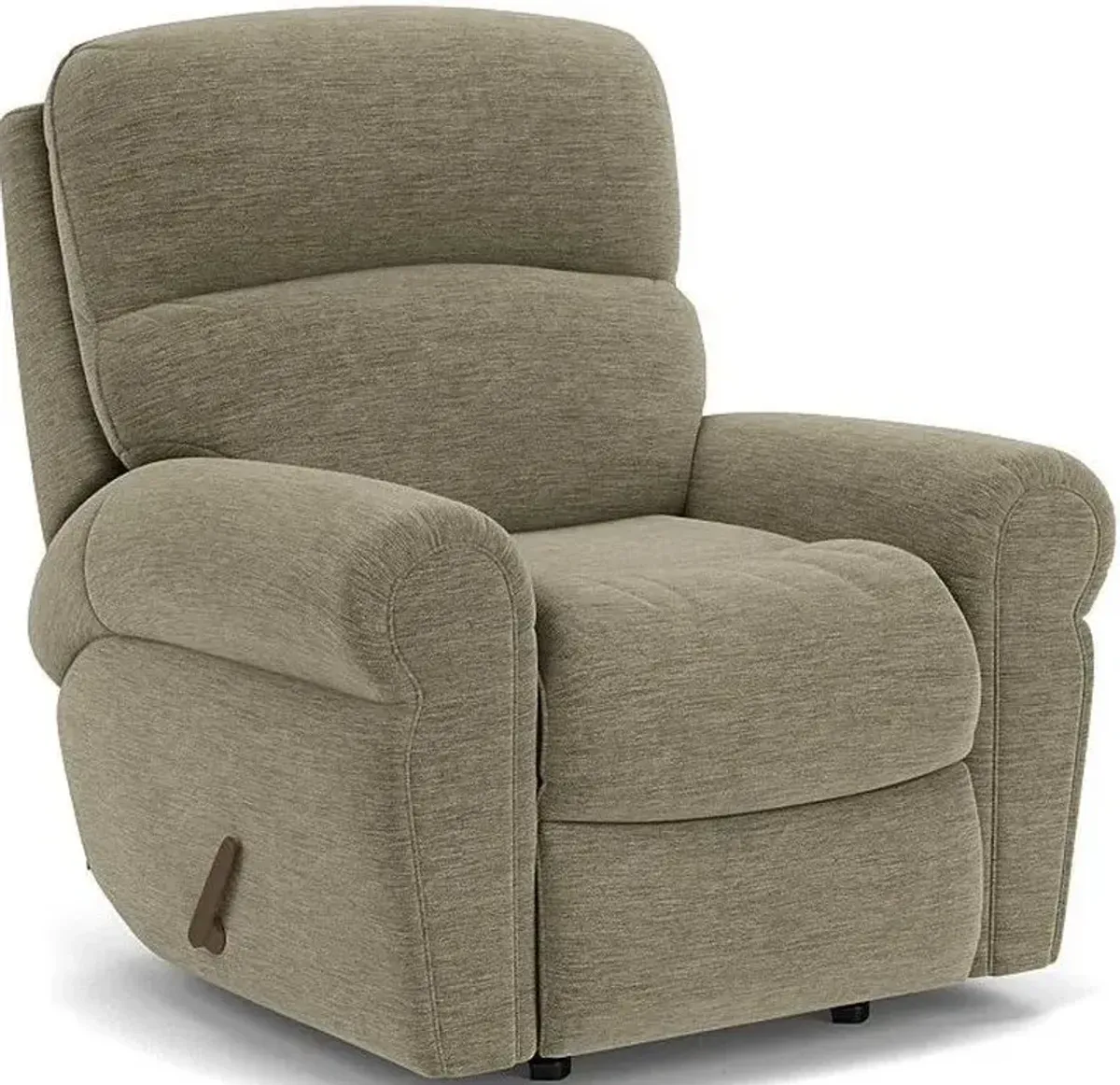 Flexsteel Langston Brown Dune Rocking Manual Recliner