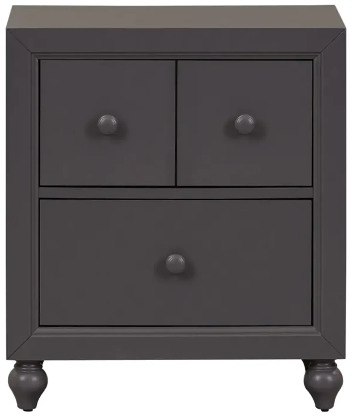 Cottage View Dark Gray Nightstand