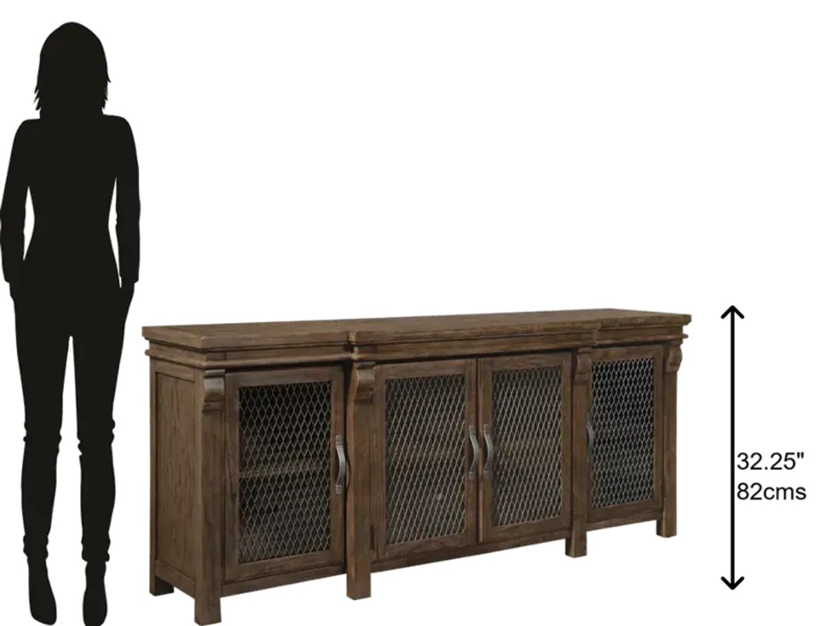 Hekman Entertainment Center Brown Wexford