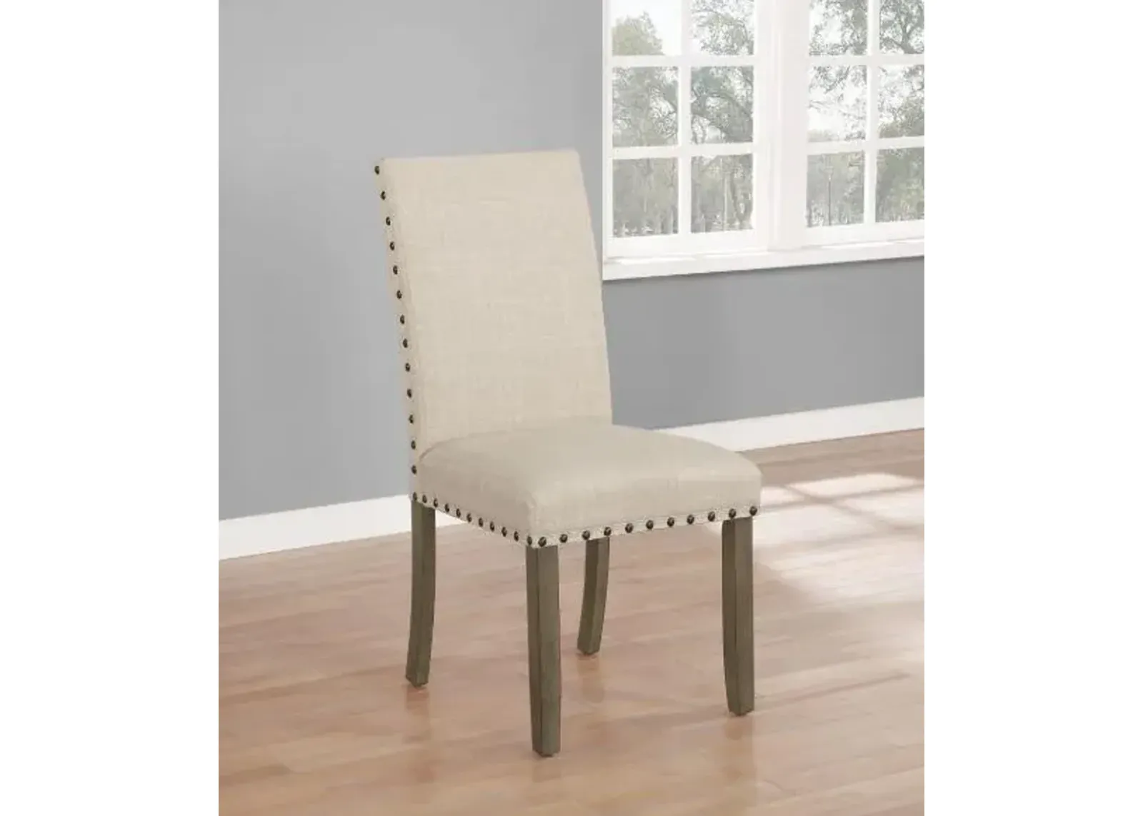 Coaster Ralland Upholstered Dining Side Chair Beige