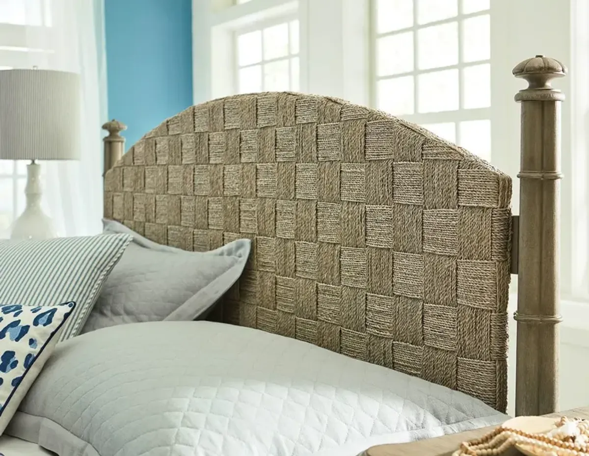 American Drew Litchfield Sun Washed Currituck Sunwashed Queen Headboard