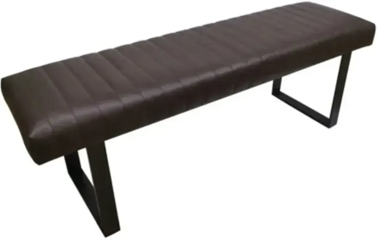 Crestview Rutledge Dark Brown Bench