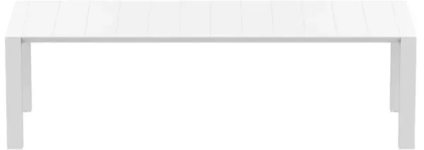 Compamia Vegas XL Extendable Dining Table in Wicker White