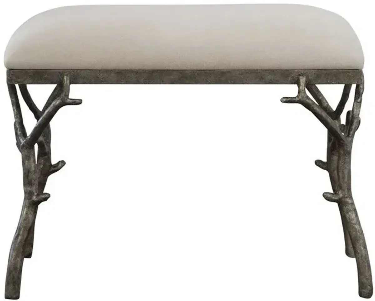 Uttermost Lismore Off-White Small Bench