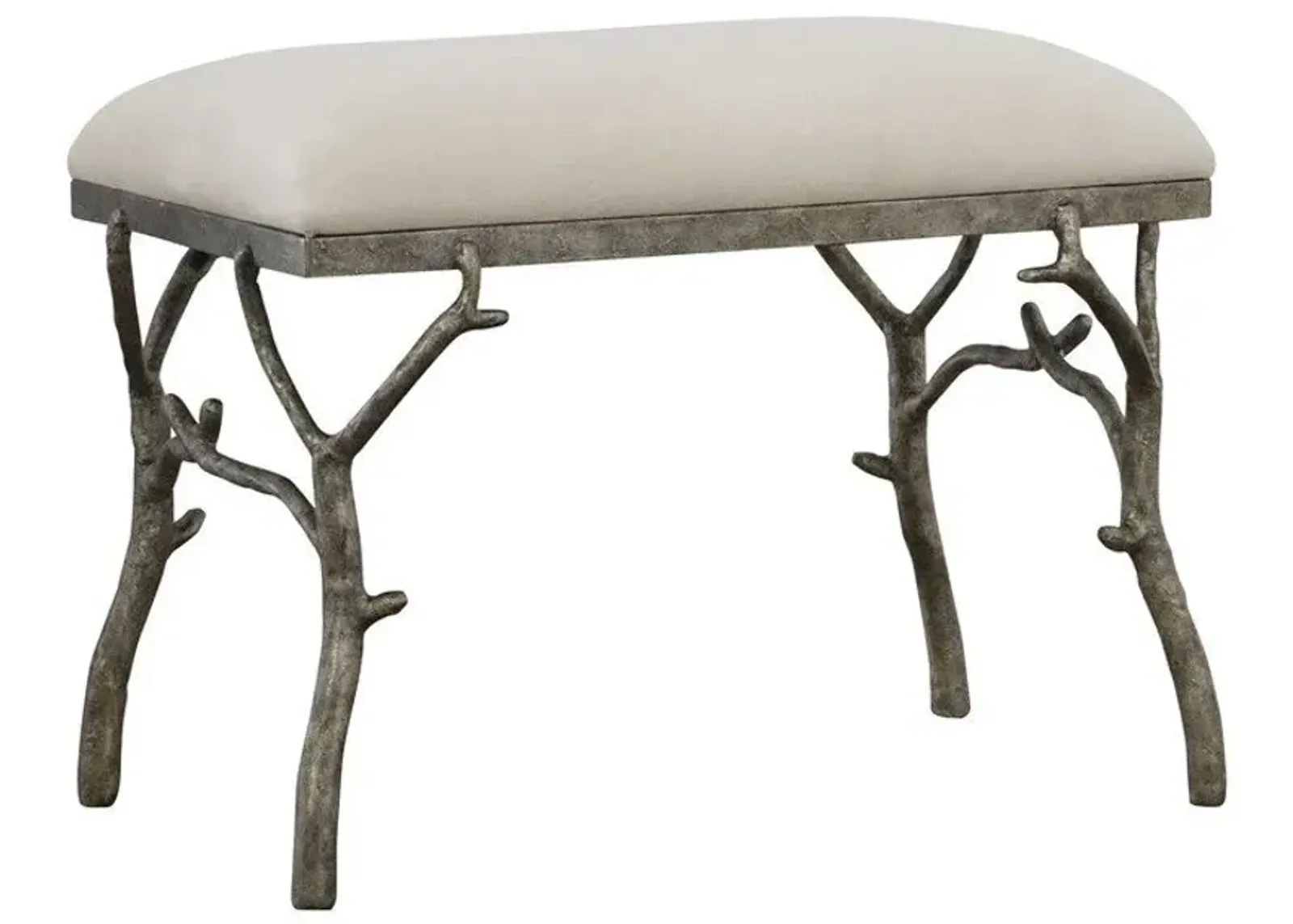 Uttermost Lismore Off-White Small Bench