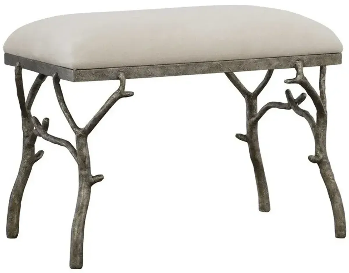 Uttermost Lismore Off-White Small Bench